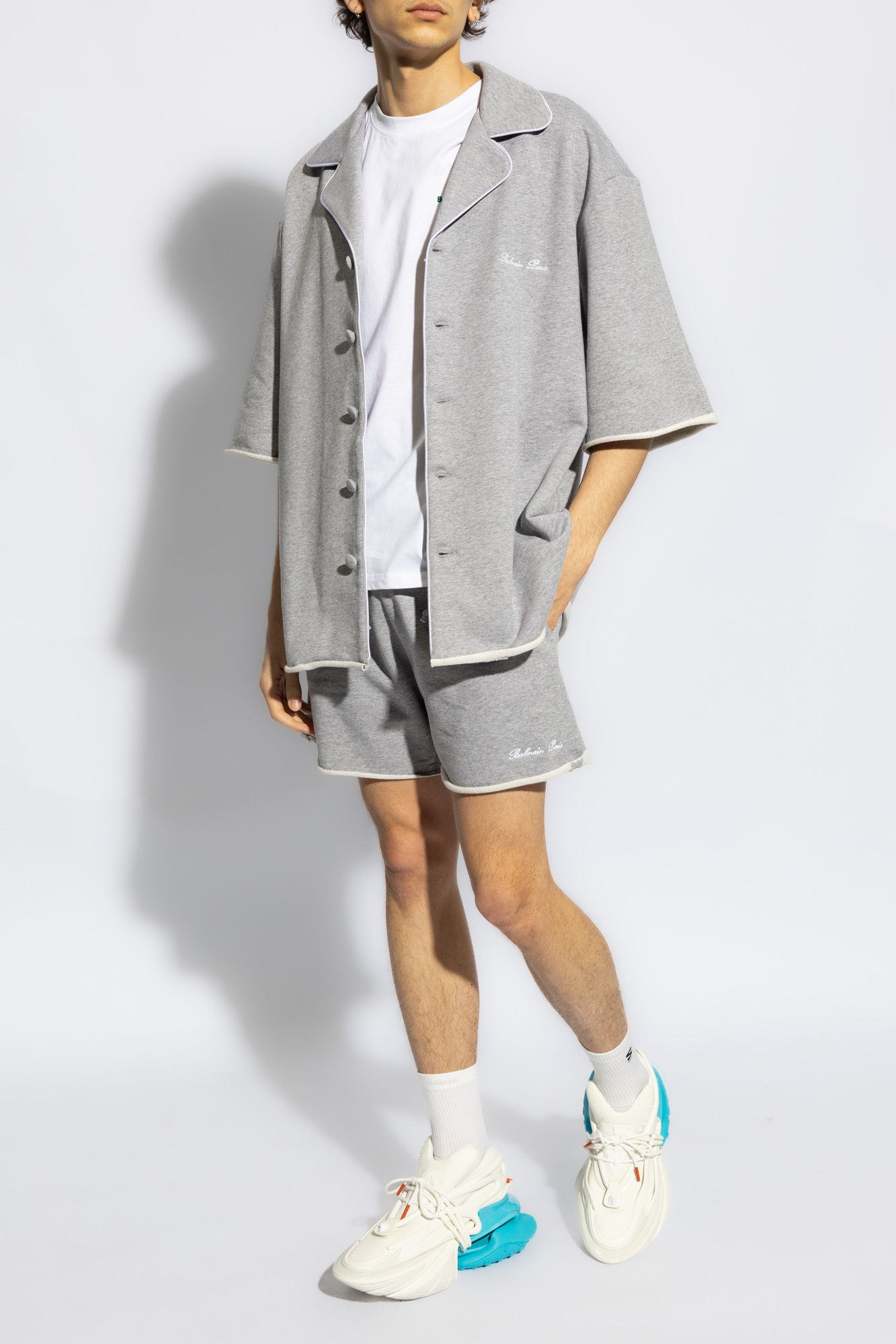 dress with logo balmain kids dress - SchaferandweinerShops